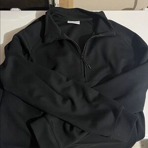 32 Degrees Cool Black Mens L 1/4 zip
